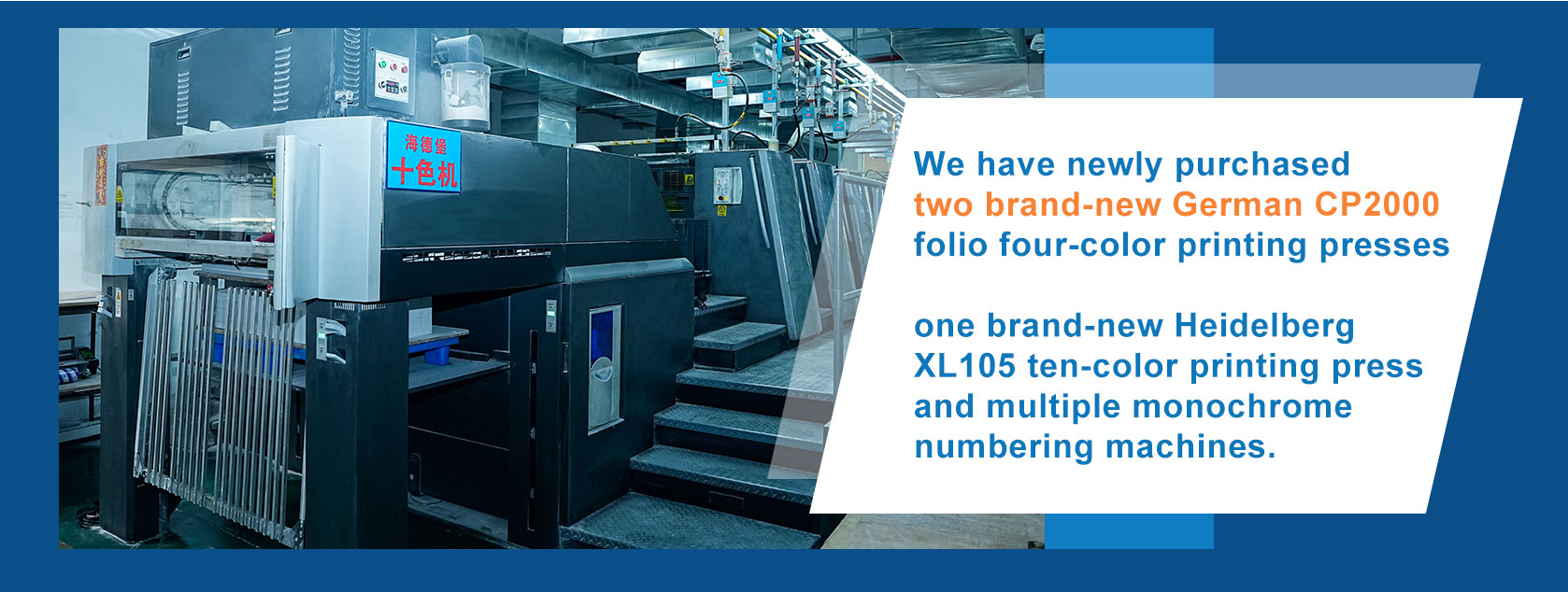 Color Pack printing equipment